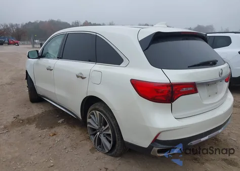 2017 Acura Mdx Technology Package z USA, uszkodzony, nr VIN 5FRYD4H52HB031406